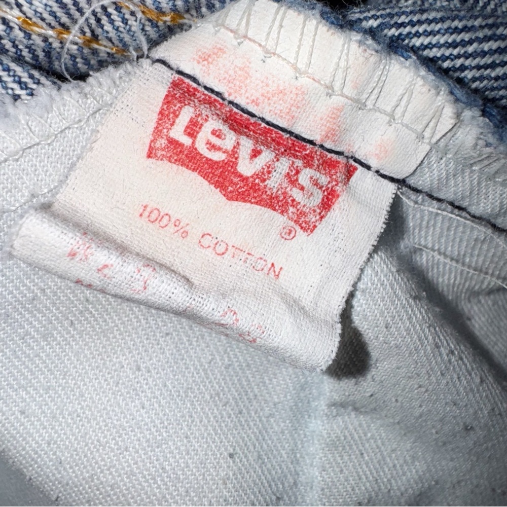 Levi’s 705 80s Acid Wash Orange Tab Jeans Size 28/26” - Picture 8 of 11